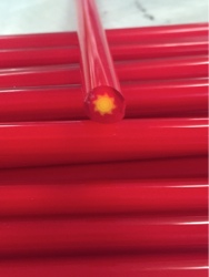 Lauscha Flame Red Murrini Cane 8-10 mm