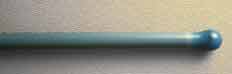 Lauscha Opaque Turquoise with Copper 7-9 mm
